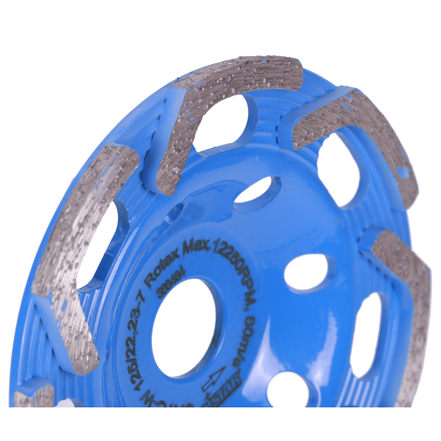 Чашка алмазна торцева ФАТ-С 180 / 22,23 x 10-W Rotex для шліфування без охолодження водою для УШМ, DISTAR, фото , зображення 6 | SNABZHENIE.com.ua