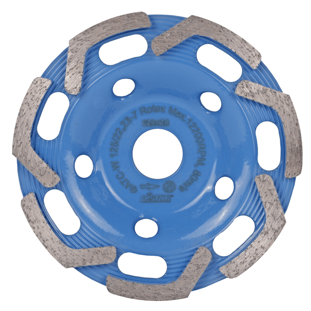 Чашка алмазна торцева ФАТ-С 180 / 22,23 x 10-W Rotex для шліфування без охолодження водою для УШМ, DISTAR, фото , зображення 3 | SNABZHENIE.com.ua