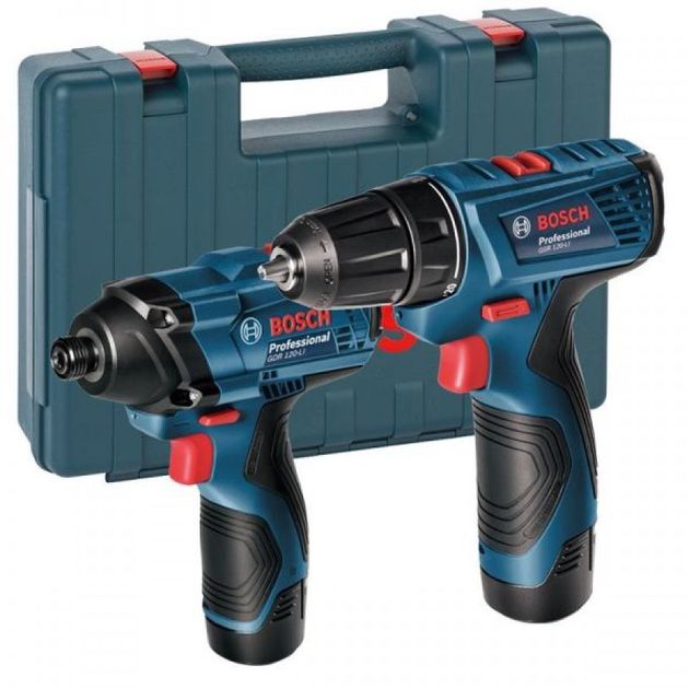 Набор аккумуляторного инструмента BOSCH GDR 120 LI + GSR 120 LI, фото  | SNABZHENIE.com.ua