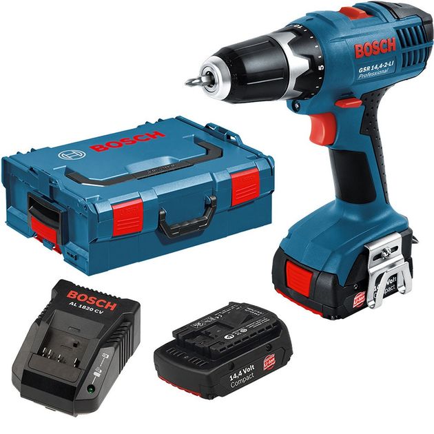 Аккумуляторная дрель-шуруповёрт BOSCH GSR 14,4-2-Li Plus, фото  | SNABZHENIE.com.ua
