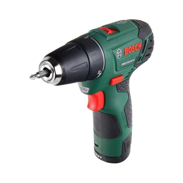 Аккумуляторная дрель-шуруповерт BOSCH PSR 10,8 LI-2 + PAA 10,8 LI, фото  | SNABZHENIE.com.ua