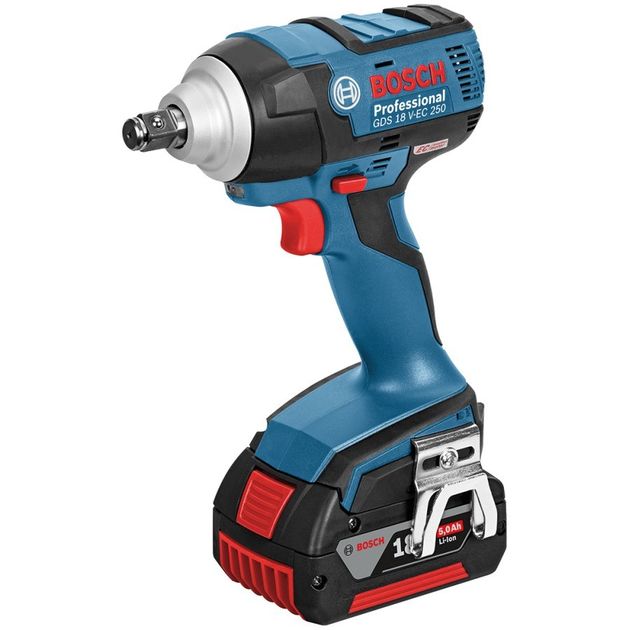 Аккумуляторный ударный гайковёрт Bosch GDS 18 V-EC 250 Professional, фото  | SNABZHENIE.com.ua