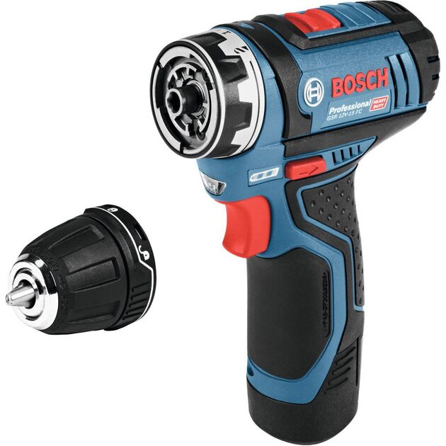 Аккумуляторная дрель-шуруповерт BOSCH GSR 12V-15 FC (06019F6001), фото  | SNABZHENIE.com.ua