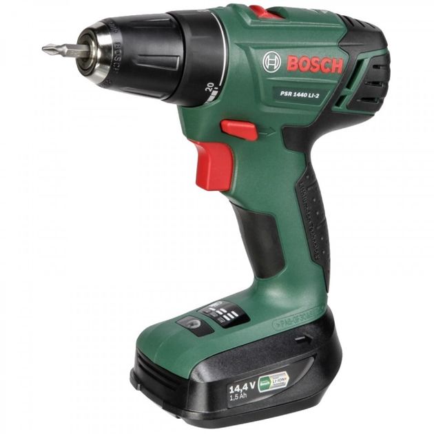 Аккумуляторная дрель-шуруповерт BOSCH PSR 1440 LI-2 (06039A3020), фото  | SNABZHENIE.com.ua
