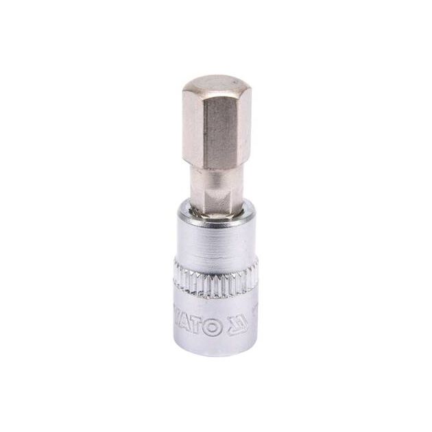 Головка торцевая 1/4" YATO HEX M8, длина 37 мм (YT-04375), фото  | SNABZHENIE.com.ua