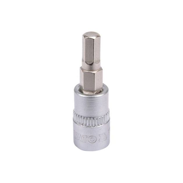 Головка торцевая 1/4" YATO HEX M5, длина 37 мм (YT-04372), фото  | SNABZHENIE.com.ua