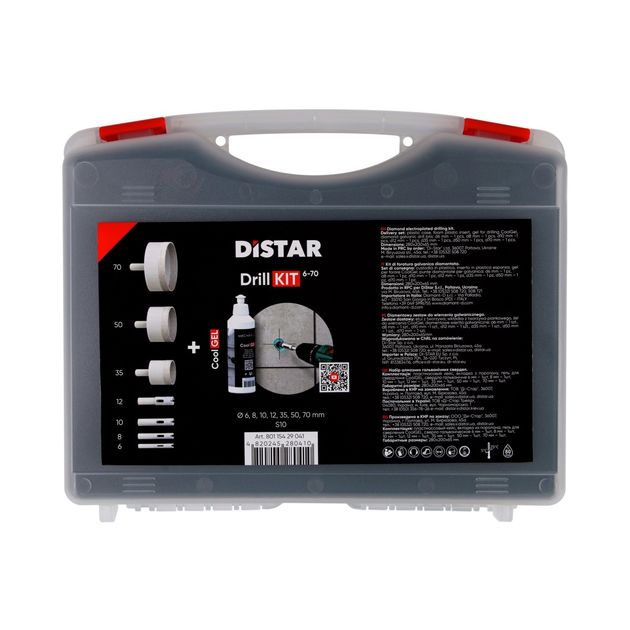 Алмазное сверло DrillKIT 6-70 с CoolGEL в комплекте, фото  | SNABZHENIE.com.ua