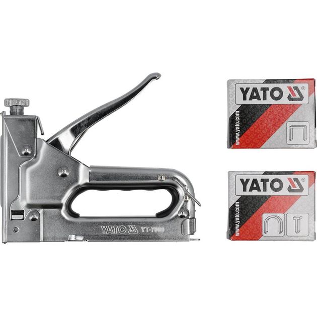 Степлер з регулюванням сили, для скоб і гвоздів b = 10.6 мм, 6-14 мм, t = 1,2 мм YATO (YT-7000), фото , зображення 8 | SNABZHENIE.com.ua Степлер з регулюванням сили, для скоб і гвоздів b = 10.6 мм, 6-14 мм, t = 1,2 мм YATO (YT-7000), фото , зображення 8 | SNABZHENIE.com.ua