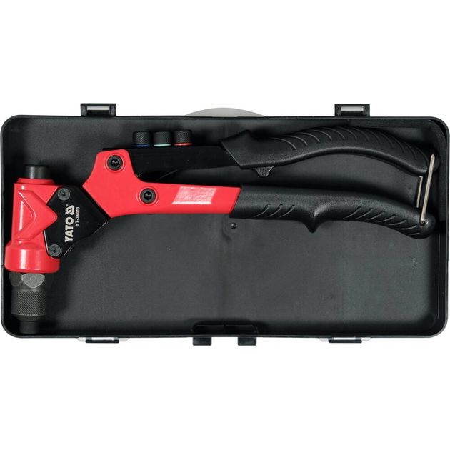 Заклепочник YATO с поворотной головкой, длина 275 мм, для нитов 2,4-4,8 мм, фото , изображение 14 | SNABZHENIE.com.ua