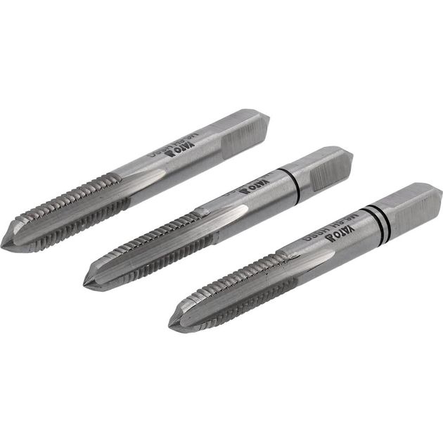 Метчик YATO М6 x 1 мм, HSS М2, длина 50 мм, 3 шт (YT-2933), фото , изображение 2 | SNABZHENIE.com.ua Метчик YATO М6 x 1 мм, HSS М2, длина 50 мм, 3 шт (YT-2933), фото , изображение 2 | SNABZHENIE.com.ua