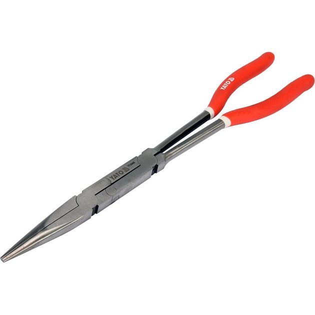 Щипцы прямые удлиненные YATO с 2 шарнирами, L=340 мм, HRC 50, фото , изображение 2 | SNABZHENIE.com.ua Щипцы прямые удлиненные YATO с 2 шарнирами, L=340 мм, HRC 50, фото , изображение 2 | SNABZHENIE.com.ua