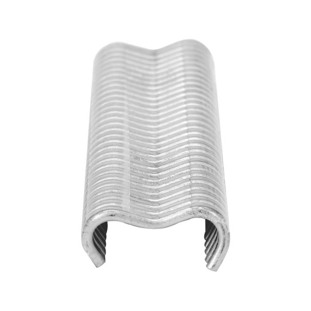 Скоба VOREL для оградной сетки, тип Е FI 2 мм, 600 шт/уп., фото , изображение 2 | SNABZHENIE.com.ua