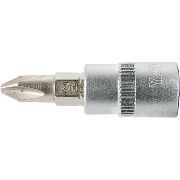 Головка торцевая Philips PH2, квадрат 1/4, 37 мм YATO (YT-04412), фото , изображение 2 | SNABZHENIE.com.ua Головка торцевая Philips PH2, квадрат 1/4, 37 мм YATO (YT-04412), фото , изображение 2 | SNABZHENIE.com.ua