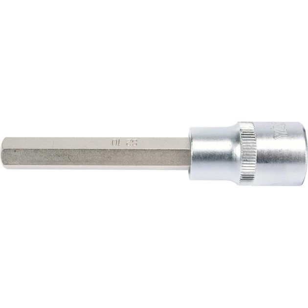 Головка торцевая HEX M10, 1/2", длина 100 мм YATO (YT-04395), фото , изображение 2 | SNABZHENIE.com.ua Головка торцевая HEX M10, 1/2", длина 100 мм YATO (YT-04395), фото , изображение 2 | SNABZHENIE.com.ua