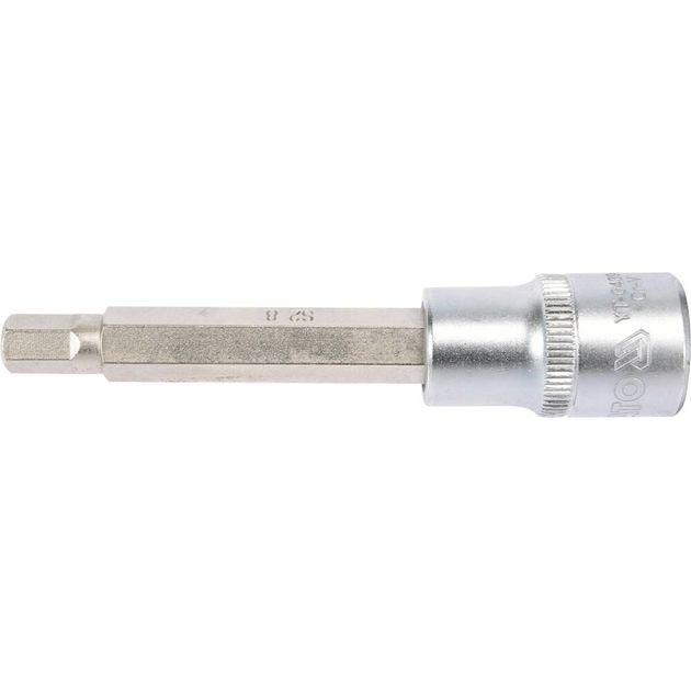 Головка торцевая HEX M8, 1/2", длина 100 мм YATO (YT-04394), фото , изображение 2 | SNABZHENIE.com.ua Головка торцевая HEX M8, 1/2", длина 100 мм YATO (YT-04394), фото , изображение 2 | SNABZHENIE.com.ua