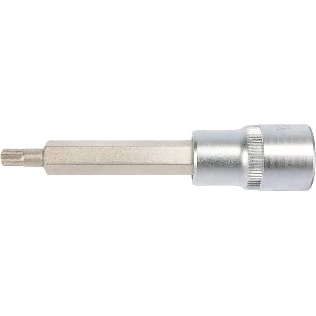 Головка торцевая Spline M6, квадрат 1/2, длина 100 мм YATO, фото , изображение 2 | SNABZHENIE.com.ua