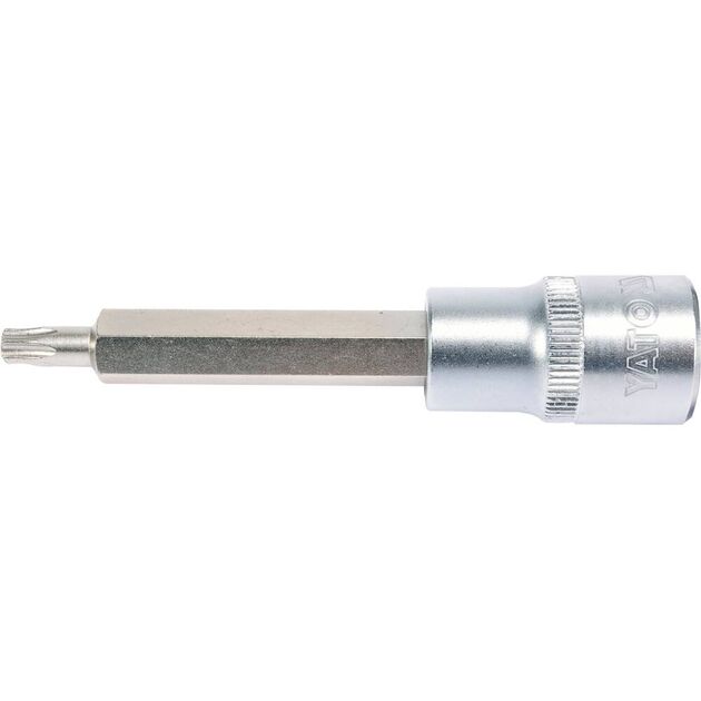 Головка торцева з насадкою TORX Т30, квадрат 1/2, довжина 100 мм YATO (YT-04323), фото , зображення 2 | SNABZHENIE.com.ua Головка торцева з насадкою TORX Т30, квадрат 1/2, довжина 100 мм YATO (YT-04323), фото , зображення 2 | SNABZHENIE.com.ua