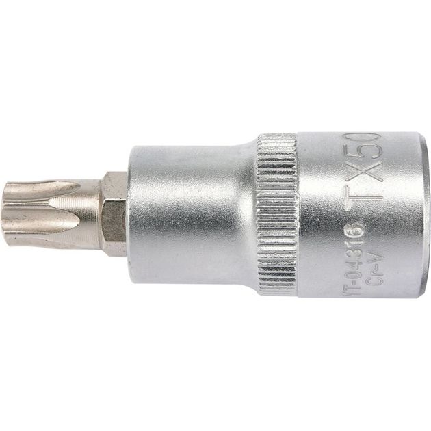 Головка торцевая TORX Т50, квадрат 1/2, 55 мм YATO (YT-04316), фото , изображение 2 | SNABZHENIE.com.ua