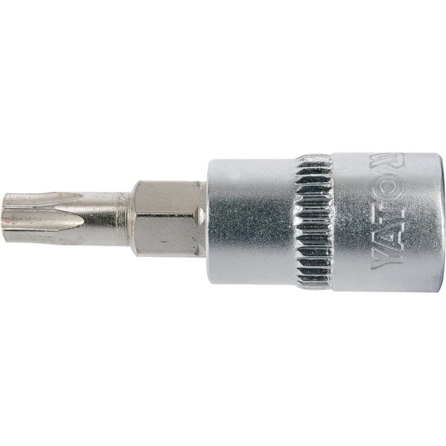 Головка торцевая TORX Т25, 1/4", 37 мм YATO (YT-04305), фото , изображение 2 | SNABZHENIE.com.ua Головка торцевая TORX Т25, 1/4", 37 мм YATO (YT-04305), фото , изображение 2 | SNABZHENIE.com.ua