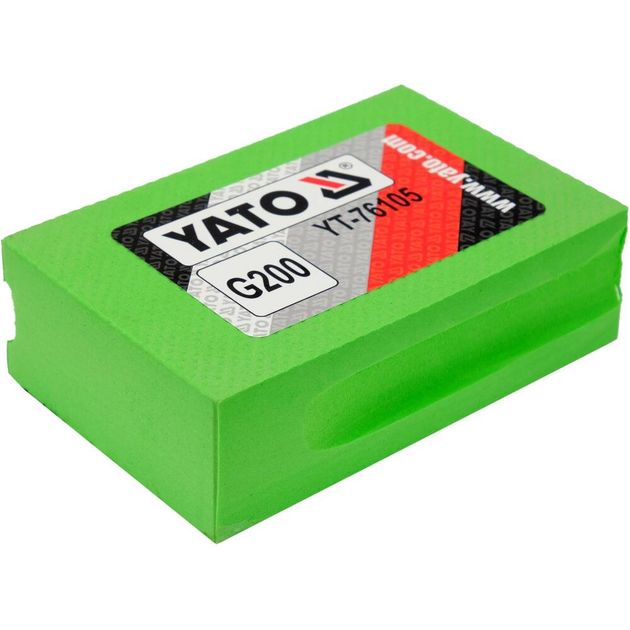 Губка абразивная алмазная YATO для шлифовки стекла и гранита, 90x60x30 мм, фото , изображение 6 | SNABZHENIE.com.ua Губка абразивная алмазная YATO для шлифовки стекла и гранита, 90x60x30 мм, фото , изображение 6 | SNABZHENIE.com.ua