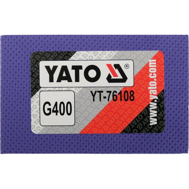 Абразивная алмазная губка для шлифования стекла, гранита, керамики YATO: 90x60x30 мм, G400, фото , изображение 2 | SNABZHENIE.com.ua Абразивная алмазная губка для шлифования стекла, гранита, керамики YATO: 90x60x30 мм, G400, фото , изображение 2 | SNABZHENIE.com.ua
