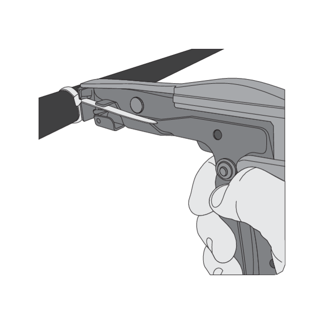 Пістолет для затягування і обрізки нейлонових стяжок VOREL 2.2-4.8 мм, фото , изображение 5 | SNABZHENIE.com.ua
