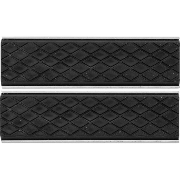 Сменные губки для тисков YATO 100x30x10 мм, алюминиевые с резиной, фото , изображение 2 | SNABZHENIE.com.ua