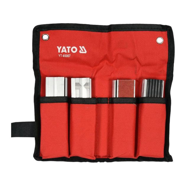 Губки сменные мягкие YATO для лещат, 125 мм, 4 пары, с магнитом, фото , изображение 2 | SNABZHENIE.com.ua