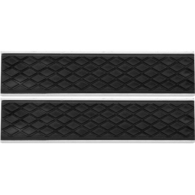 Сменные губки для тисков YATO 125x30x10 мм, алюминиевые с резиной, фото , изображение 2 | SNABZHENIE.com.ua