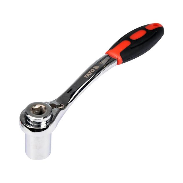 Ключ торцевий з універсальною головкою YATO М 8-19 мм, HRC 40, з прорезиненою ергономічною ручкою (YT-02400), фото , зображення 4 | SNABZHENIE.com.ua Ключ торцевий з універсальною головкою YATO М 8-19 мм, HRC 40, з прорезиненою ергономічною ручкою (YT-02400), фото , зображення 4 | SNABZHENIE.com.ua