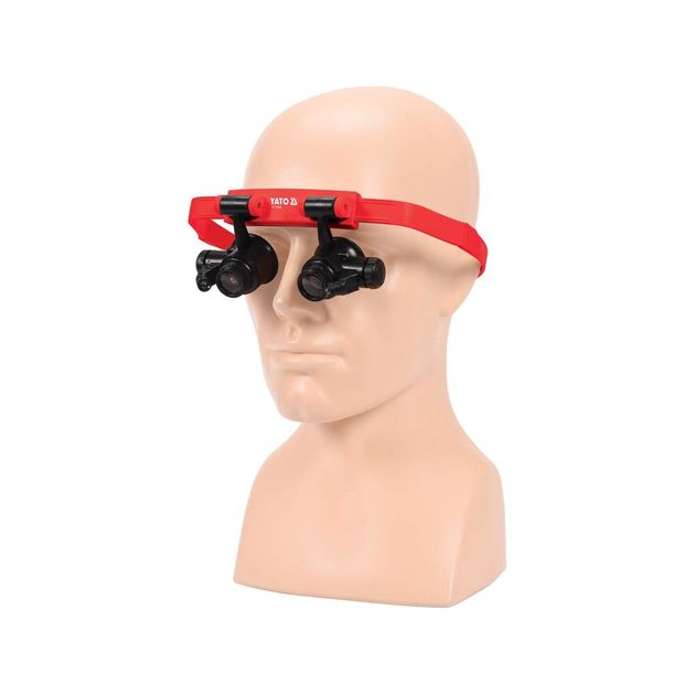 Лупа на голову з підсвіткою YATO 2 LED, 4 пари з кратністю: х10, х15, х20, х25 (YT-73840), фото , зображення 4 | SNABZHENIE.com.ua Лупа на голову з підсвіткою YATO 2 LED, 4 пари з кратністю: х10, х15, х20, х25 (YT-73840), фото , зображення 4 | SNABZHENIE.com.ua