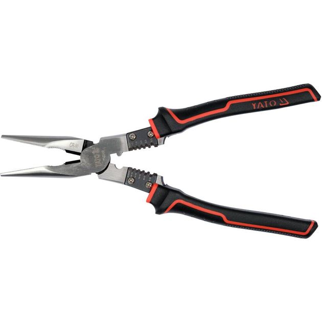 Щипцы полукруглые комбинированные YATO изолированные, 240 мм, фото , изображение 2 | SNABZHENIE.com.ua