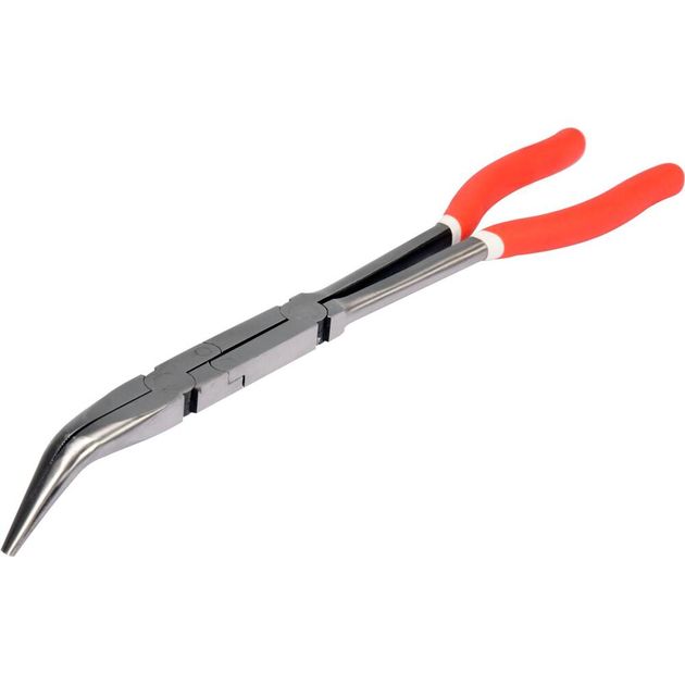 Щипцы YATO изогнутые 45° удлиненные с 2 шарнирами, 330 мм, фото , изображение 2 | SNABZHENIE.com.ua