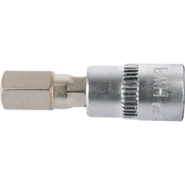 Головка торцевая 1/4" YATO HEX M8, длина 37 мм (YT-04375), фото , изображение 2 | SNABZHENIE.com.ua