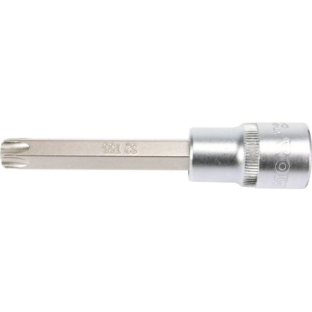 Головка торцевая TORX Т55, 1/2", 100 мм YATO (YT-04327), фото , изображение 2 | SNABZHENIE.com.ua