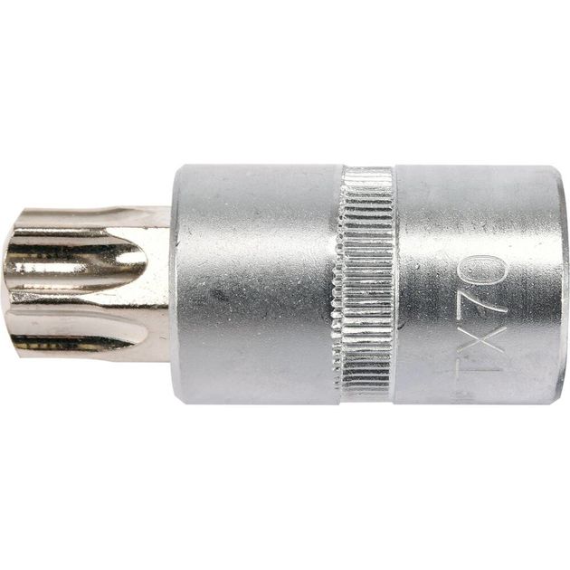 Головка торцевая TORX Т70, 1/2", 55 мм YATO (YT-04319), фото , изображение 2 | SNABZHENIE.com.ua Головка торцевая TORX Т70, 1/2", 55 мм YATO (YT-04319), фото , изображение 2 | SNABZHENIE.com.ua