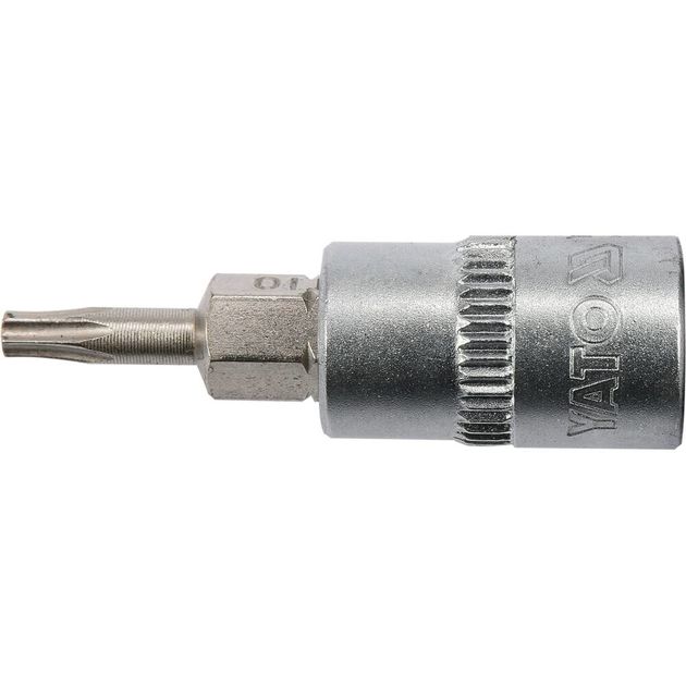Головка торцевая TORX T10, 1/4", 37 мм YATO (YT-04302), фото , изображение 2 | SNABZHENIE.com.ua