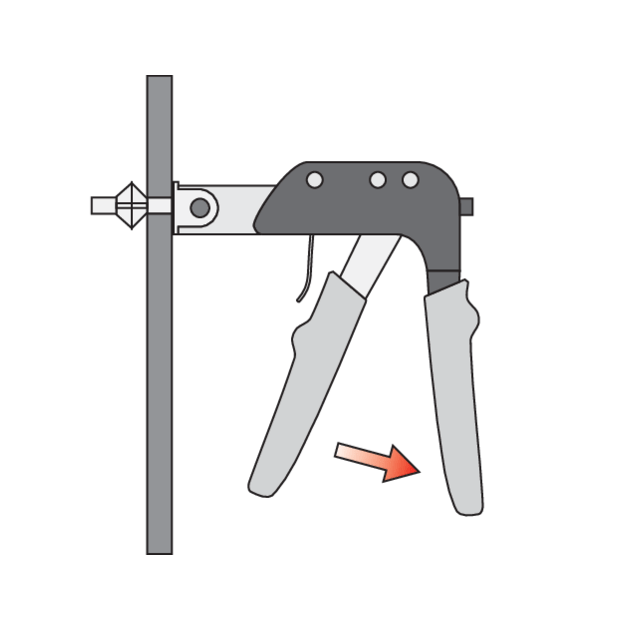 Заклепочник дюбелів "Molly" VOREL з шайбою Ø= 7, 9 мм [10/40], фото , изображение 10 | SNABZHENIE.com.ua