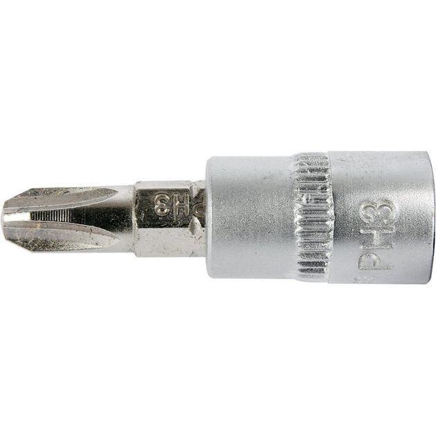 Головка торцева з насадкою Philips PH3, квадрат 1/4, довжина 37 мм YATO (YT-04413), фото , зображення 2 | SNABZHENIE.com.ua Головка торцева з насадкою Philips PH3, квадрат 1/4, довжина 37 мм YATO (YT-04413), фото , зображення 2 | SNABZHENIE.com.ua