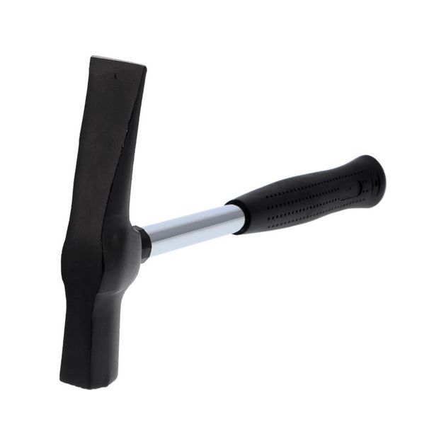 Молоток муляра VOREL тип "Рейнський": з металевою ручкою, m=600 г [6/24], фото , зображення 2 | SNABZHENIE.com.ua