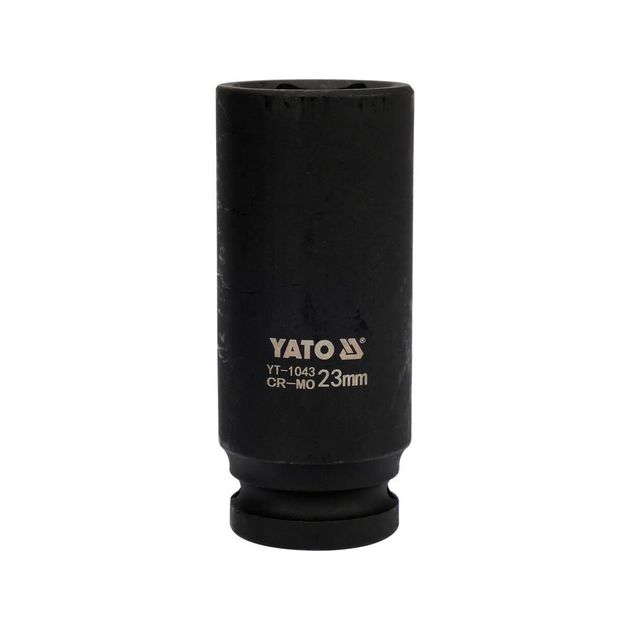 Головка торцевая ударная YATO 1/2", 23 мм, длина 78 мм, 6-гранная, фото , изображение 2 | SNABZHENIE.com.ua