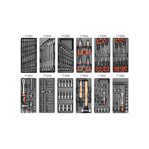 Шкаф с инструментами на колесах, 6 ящиков, 177 предметов YATO, фото , изображение 5 | SNABZHENIE.com.ua Шкаф с инструментами на колесах, 6 ящиков, 177 предметов YATO, фото , изображение 5 | SNABZHENIE.com.ua