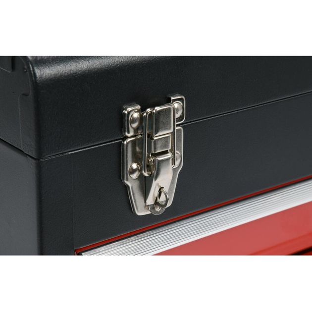 Металлический ящик для инструмента YATO с 4 ящиками, 218x360x520 мм, фото , изображение 8 | SNABZHENIE.com.ua