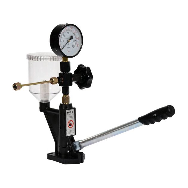 Тестер YATO для діагностики форсунок дизельних двигунів, 0-600 Bar, фото , изображение 5 | SNABZHENIE.com.ua