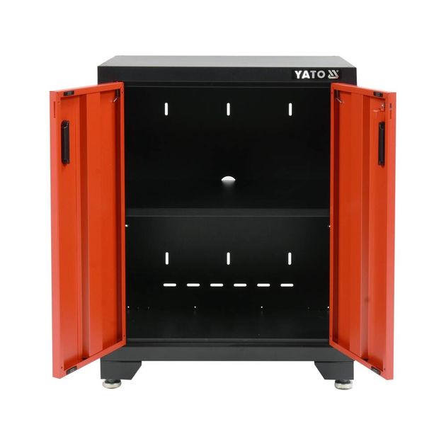 Шкаф для мастерской YATO с 1 полкой, 660 x 457 x 863 мм, фото , изображение 5 | SNABZHENIE.com.ua Шкаф для мастерской YATO с 1 полкой, 660 x 457 x 863 мм, фото , изображение 5 | SNABZHENIE.com.ua
