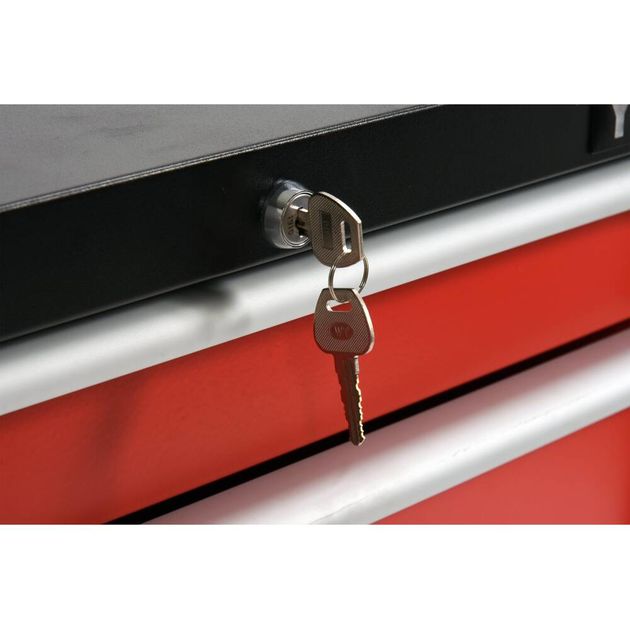 Шкаф для мастерской YATO, 4 ящика, 660x457x863 мм (YT-08933), фото , изображение 10 | SNABZHENIE.com.ua