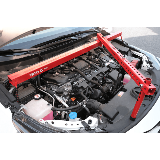 Балка для підвішування двигуна YATO до 320 кг, регуляція 90-160 см, фото , изображение 11 | SNABZHENIE.com.ua