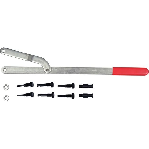 Ключ для натяження ременя ГРМ двигуна YATO з вставками, комплект 11 елементів (YT-0627), фото , зображення 2 | SNABZHENIE.com.ua