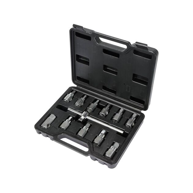 Ключи для сливной пробки YATO 3/8", 12 шт (YT-0600), фото , изображение 2 | SNABZHENIE.com.ua