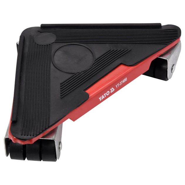 Набор для перемещения мебели YATO, 300 кг, 4 подставки + рычаг, фото , изображение 5 | SNABZHENIE.com.ua